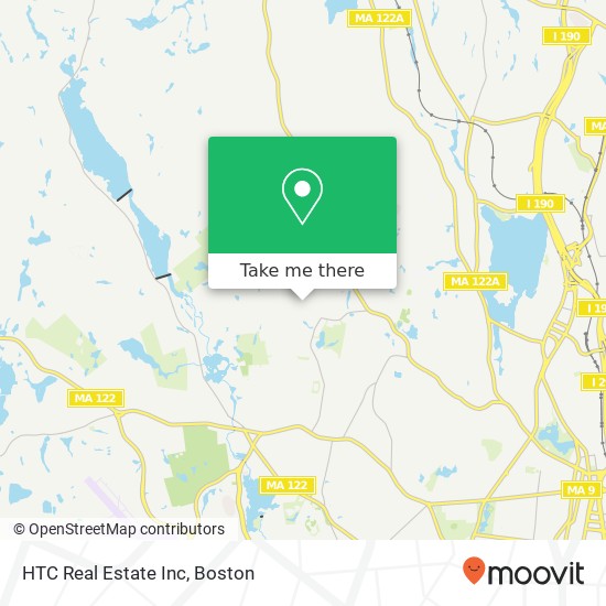 HTC Real Estate Inc map