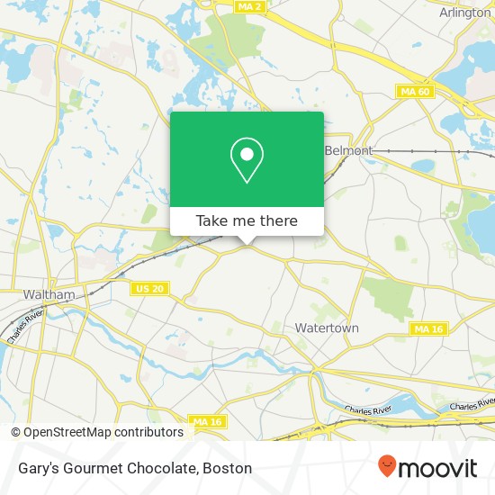Mapa de Gary's Gourmet Chocolate