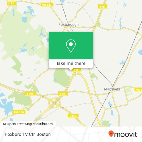 Mapa de Foxboro TV Ctr