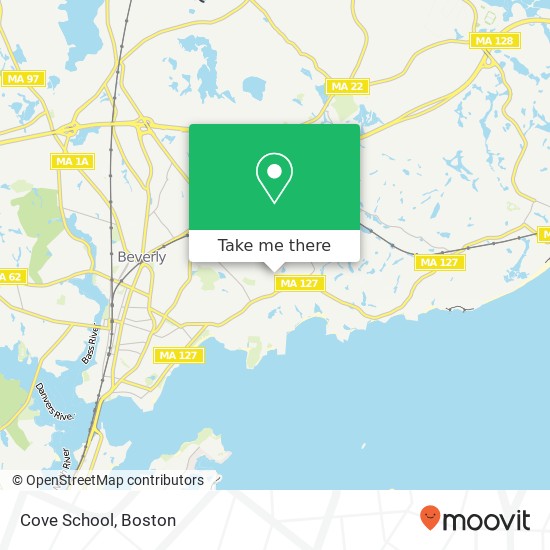 Mapa de Cove School