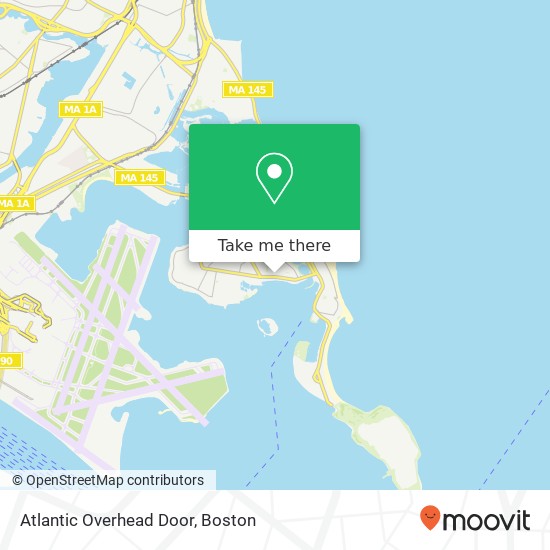 Atlantic Overhead Door map