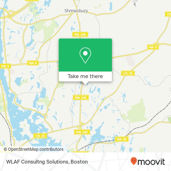 WLAF Consultng Solutions map