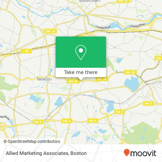 Allied Marketing Associates map