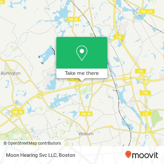 Moon Hearing Svc LLC map