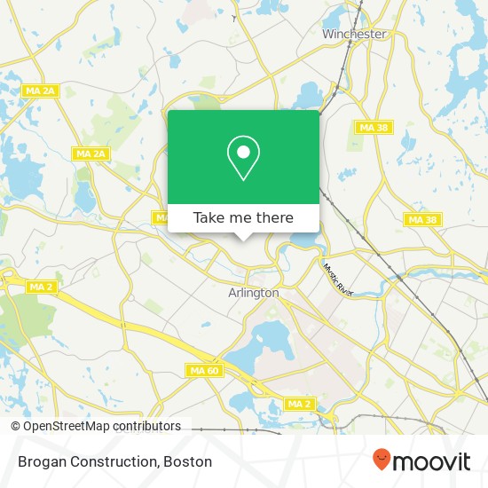 Brogan Construction map