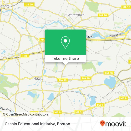 Cassin Educational Initiative map