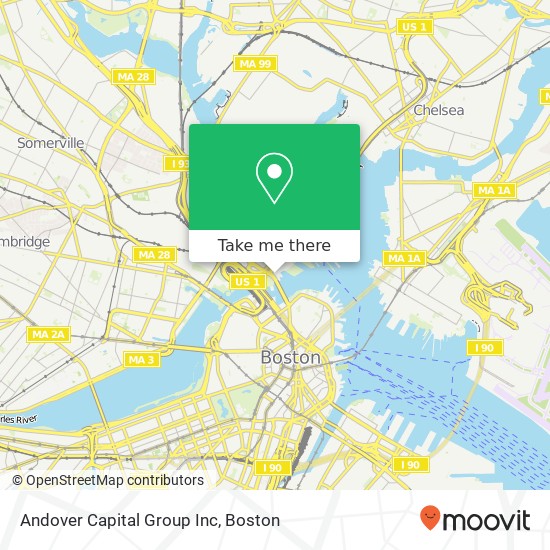 Andover Capital Group Inc map