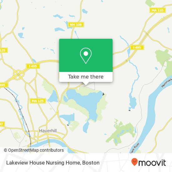 Lakeview House Nursing Home map