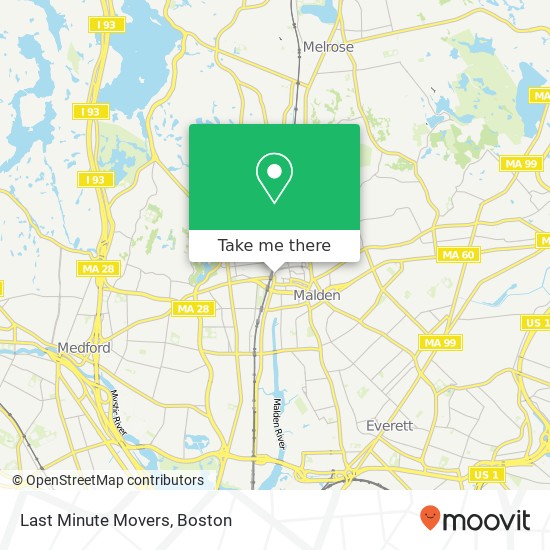 Last Minute Movers map