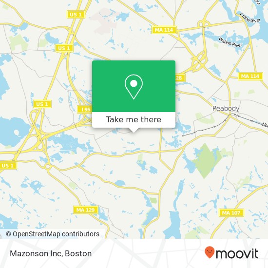Mazonson Inc map