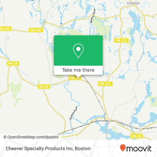 Mapa de Cheever Specialty Products Inc