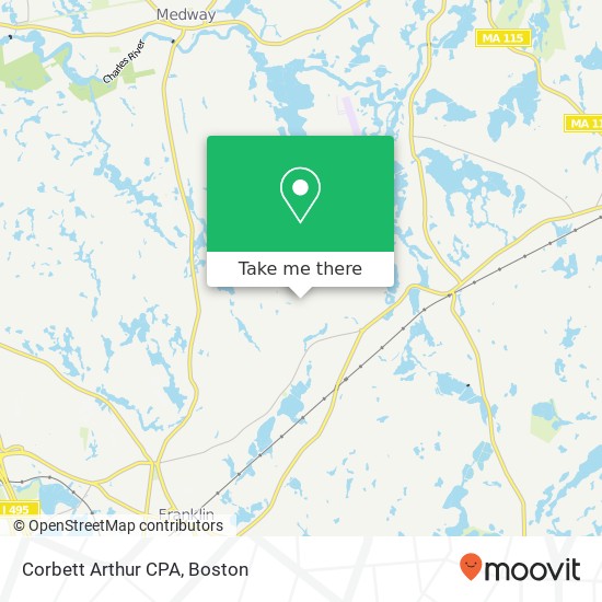 Corbett Arthur CPA map