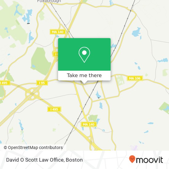 David O Scott Law Office map