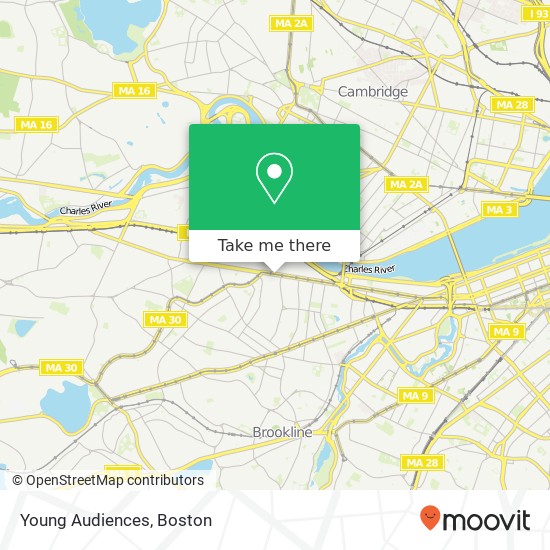 Young Audiences map