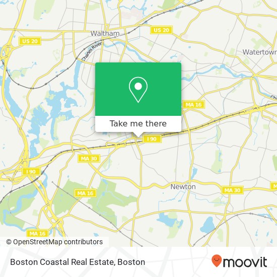 Mapa de Boston Coastal Real Estate