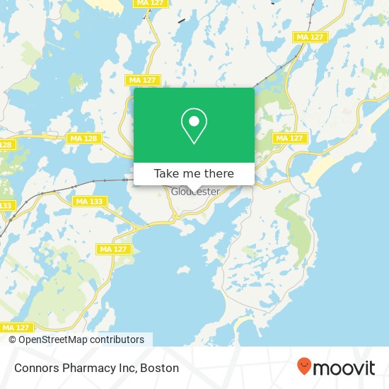 Connors Pharmacy Inc map