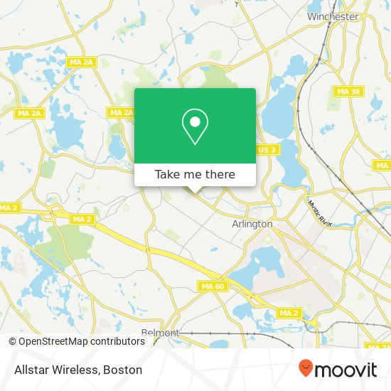 Mapa de Allstar Wireless