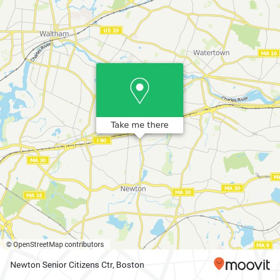 Mapa de Newton Senior Citizens Ctr