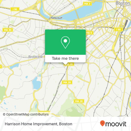 Mapa de Harrison Home Improvement