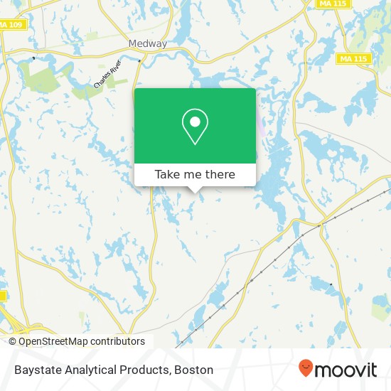 Baystate Analytical Products map