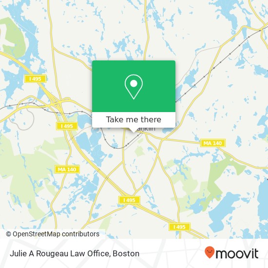 Mapa de Julie A Rougeau Law Office