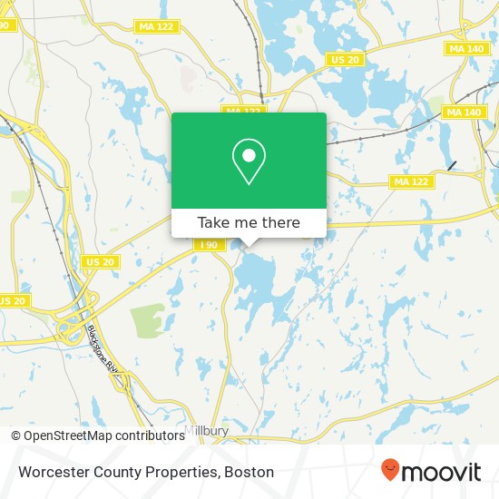 Worcester County Properties map