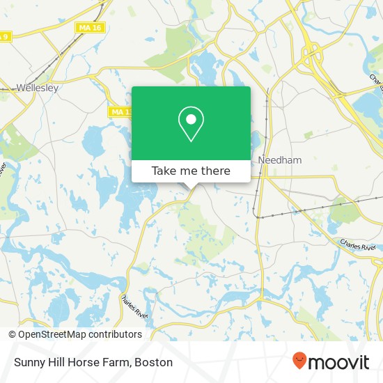 Sunny Hill Horse Farm map