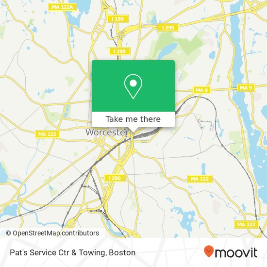 Mapa de Pat's Service Ctr & Towing