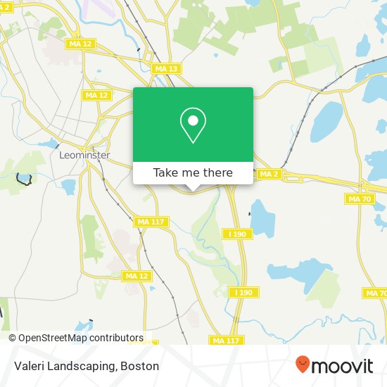 Valeri Landscaping map