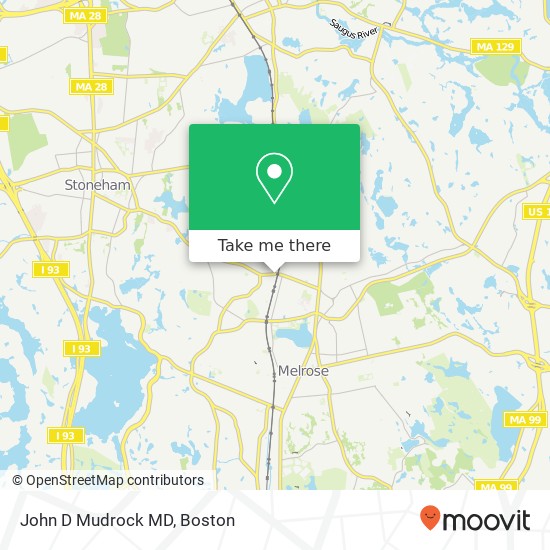 John D Mudrock MD map