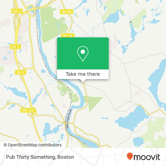 Pub Thirty Something map