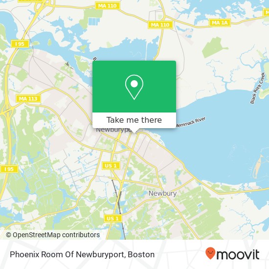 Phoenix Room Of Newburyport map