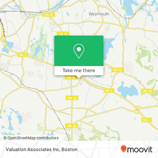 Mapa de Valuation Associates Inc