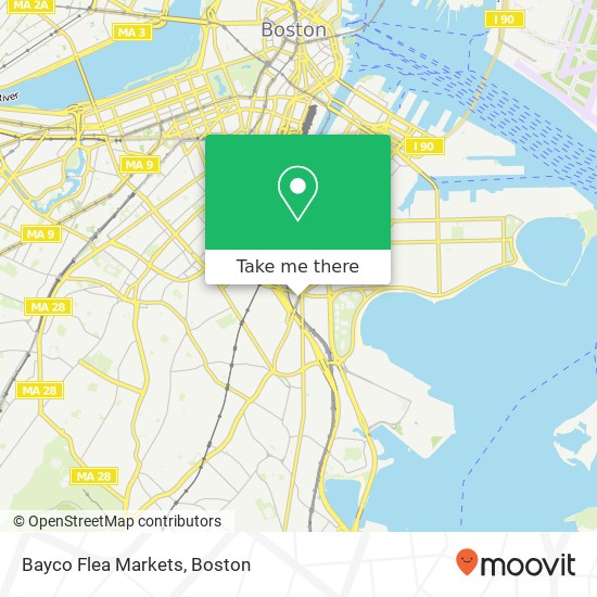 Mapa de Bayco Flea Markets