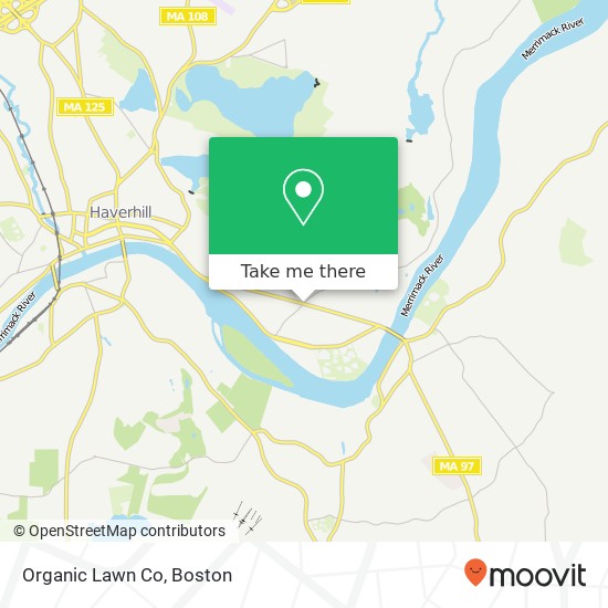 Organic Lawn Co map