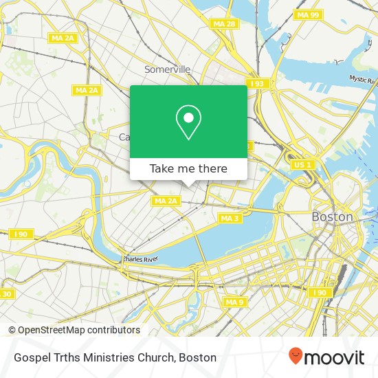 Gospel Trths Ministries Church map