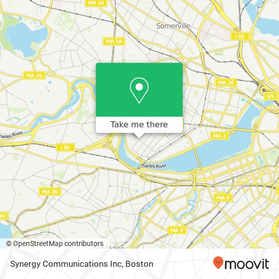 Mapa de Synergy Communications Inc