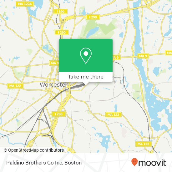 Paldino Brothers Co Inc map