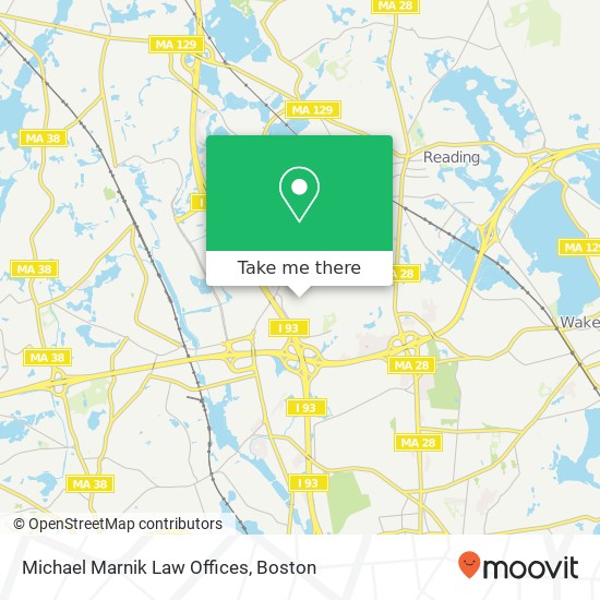 Michael Marnik Law Offices map