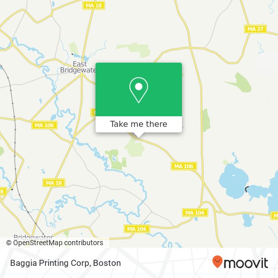 Baggia Printing Corp map