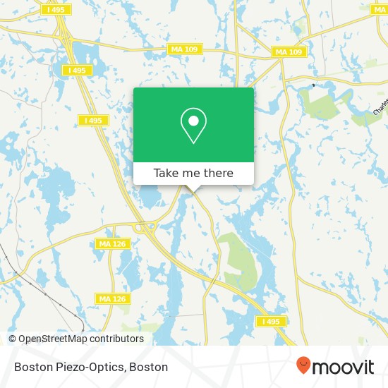 Boston Piezo-Optics map