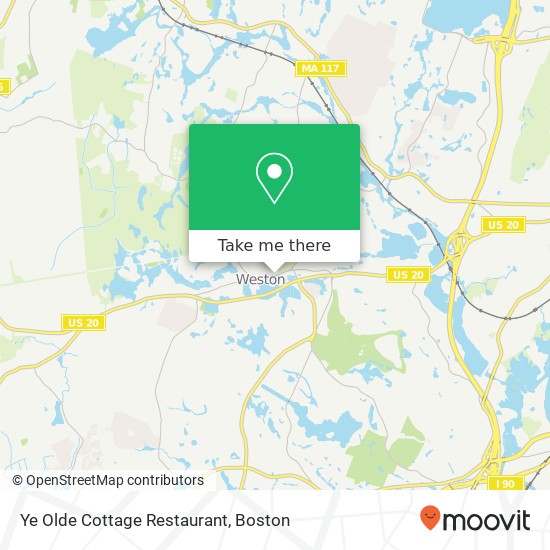 Ye Olde Cottage Restaurant map
