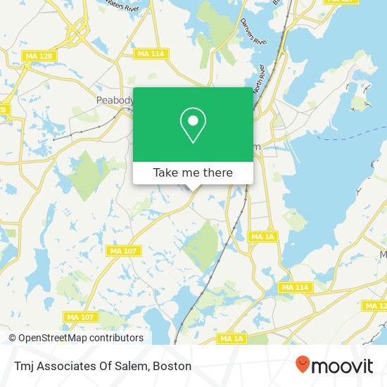 Mapa de Tmj Associates Of Salem