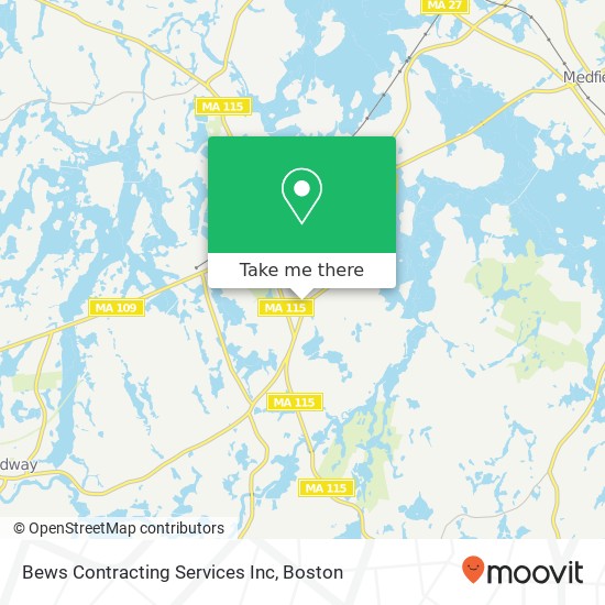 Mapa de Bews Contracting Services Inc