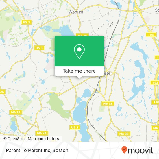 Parent To Parent Inc map