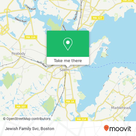 Mapa de Jewish Family Svc