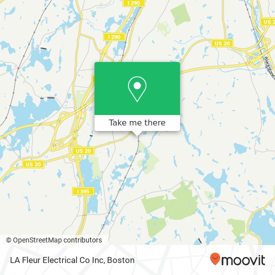 Mapa de LA Fleur Electrical Co Inc