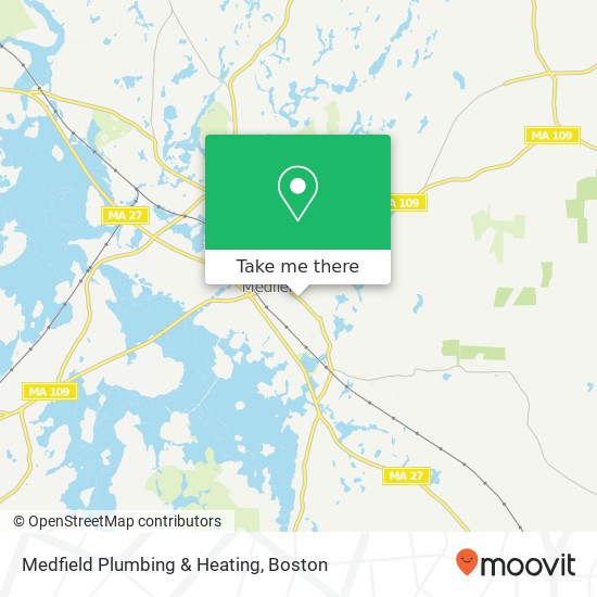 Medfield Plumbing & Heating map