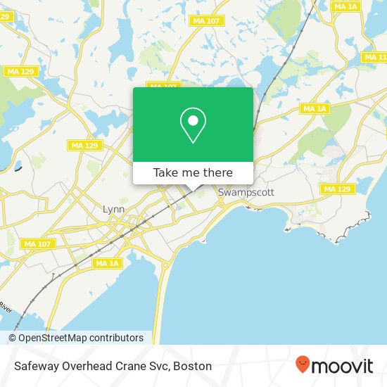 Mapa de Safeway Overhead Crane Svc