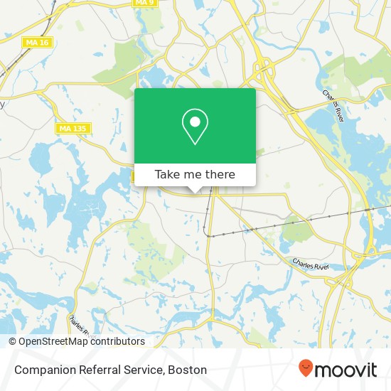 Companion Referral Service map